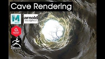 Cave Breakdown - Maya -Zbrush-Substance Painter- Arnold