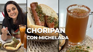 Deliciosa combinación Choripán y Michelada para festejar a papá