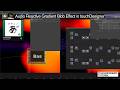 audio-reactive gradient blob effect in touchdesigner | tutorial