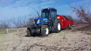 New Holland t4.95n &amp; Vaschieri Lorenzo *Trágyaszórás/ Manure spreading/ obornik* Part 2