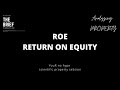 Why is roe return on equity an important metric in real estate  the brief  analyzing property