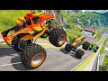 High-Octane Monster Truck Spectacle: Epic Jumps and Explosive Stunts Live