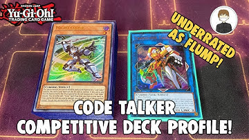 CODE TALKER *Competitive* Yu-Gi-Oh! DECK PROFILE! [justnutz]