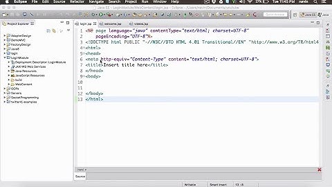 Login using Servlet and JSP