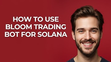 How To Use Bloom Trading Bot For Solana - UPDATED!