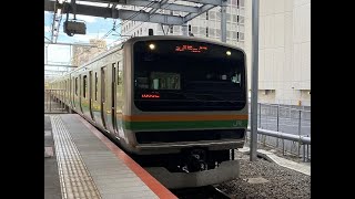 JR東日本 東海道本線 E231系 U535編成+付属？編成 横浜駅から熱海駅 車窓（2021/08/21）
