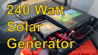 240 Watt Hour Solar Generator