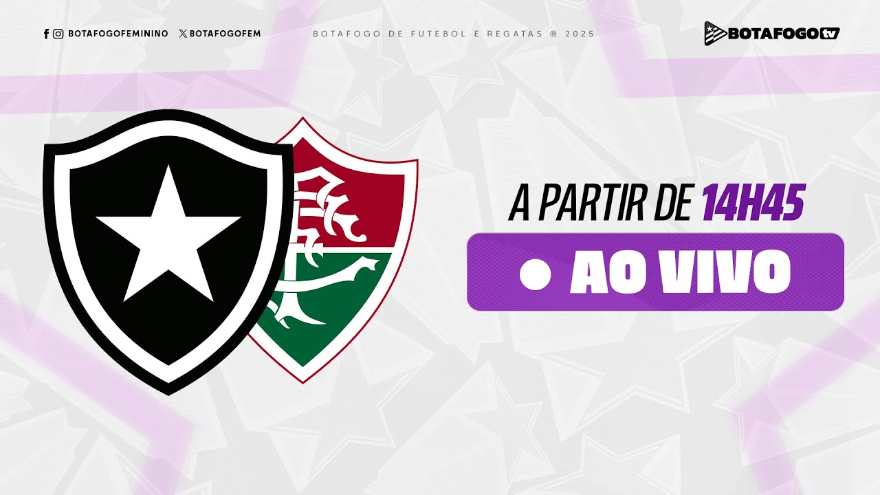 AO VIVO COM IMAGENS | Botafogo x Fluminense | Carioca Feminino - YouTube