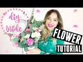 D.I.Y. BRIDE | FLOWER TUTORIAL | ARRANGEMENT &amp; FLOATING WALL ART!