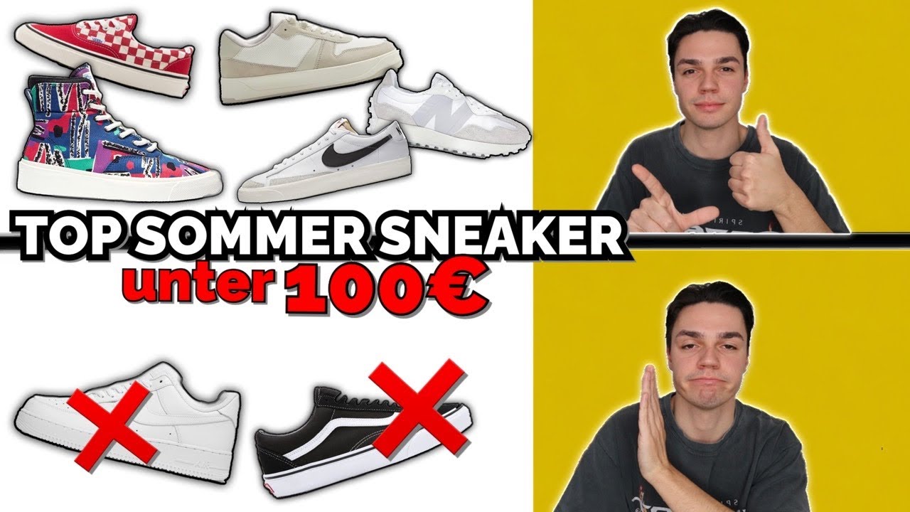 DIE BESTEN SNEAKER 2021 UNTER 100€ 🔥 TOP SCHUHE FÜR FRÜHLING/SOMMER ☀️| Luke Bailey