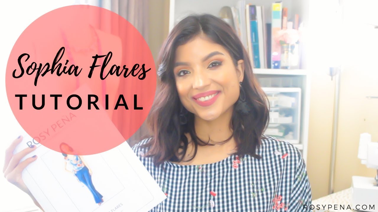 DIY FLARE PANTS TUTORIAL - ROSY PENA PATTERNS
