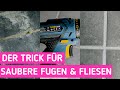 😮 Fliesen & Fugen so sauber wie noch nie mit einem Akkuschrauber! Probiere es aus