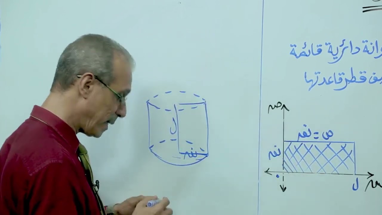 46- الحجوم الدورانية (1)  - رياضيات 3 ث ع