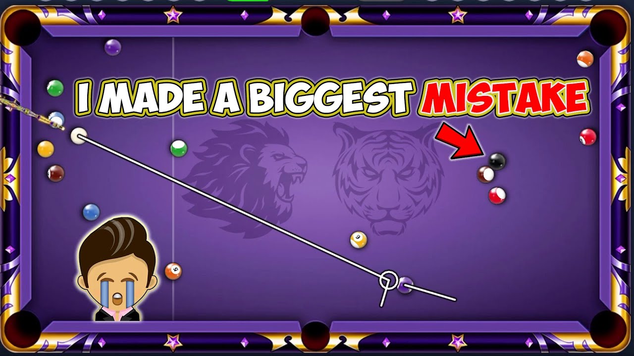 8 Ball Pool - I made a biggest mistake in Crown Jewel Winstreak event - Cue Level 5 - Gaming With K