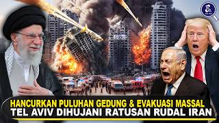 TEL AVIV SHOCKED BY ± 200 IRANIAN MISSILES! Iran's Revenge Attack Destroys Israeli Cities