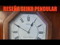 Reseña Reloj Pared Seiko Pendular QXH110BNKTHE