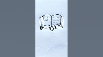 How to Draw a Book Easy for Kids | Note Book Drawing for Kids | #shorts #viral #trending #books #art