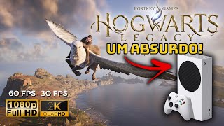 ASSUSTADOR?! Teste do HOGWARTS LEGACY no XBOX SERIES S em 2024. - Depois das ATUALIZAÇÕES!