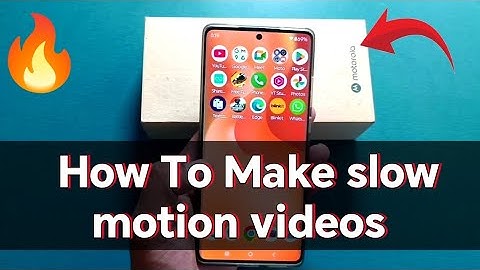 Does Motorola Phone have slow motion camera features