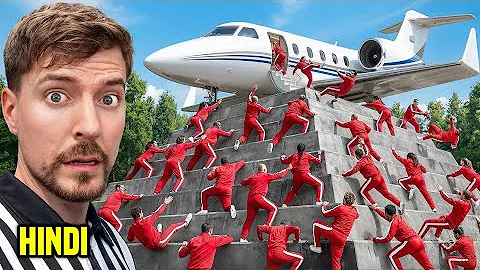 100 Pilots Fight For A Private Jet - MrBeast (Hindi Dubbed)