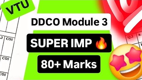 DDCO MODULE 3 SUPER IMP💯🤩| BCS302 MODEL PAPER SOLUTIONS + PYQs | 22 Scheme VTU 3rd SEM CSE #vtu #cse