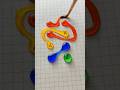 ,🪂👑💍👉🏻💄 fun color water drop #drawing #line #games #shorts