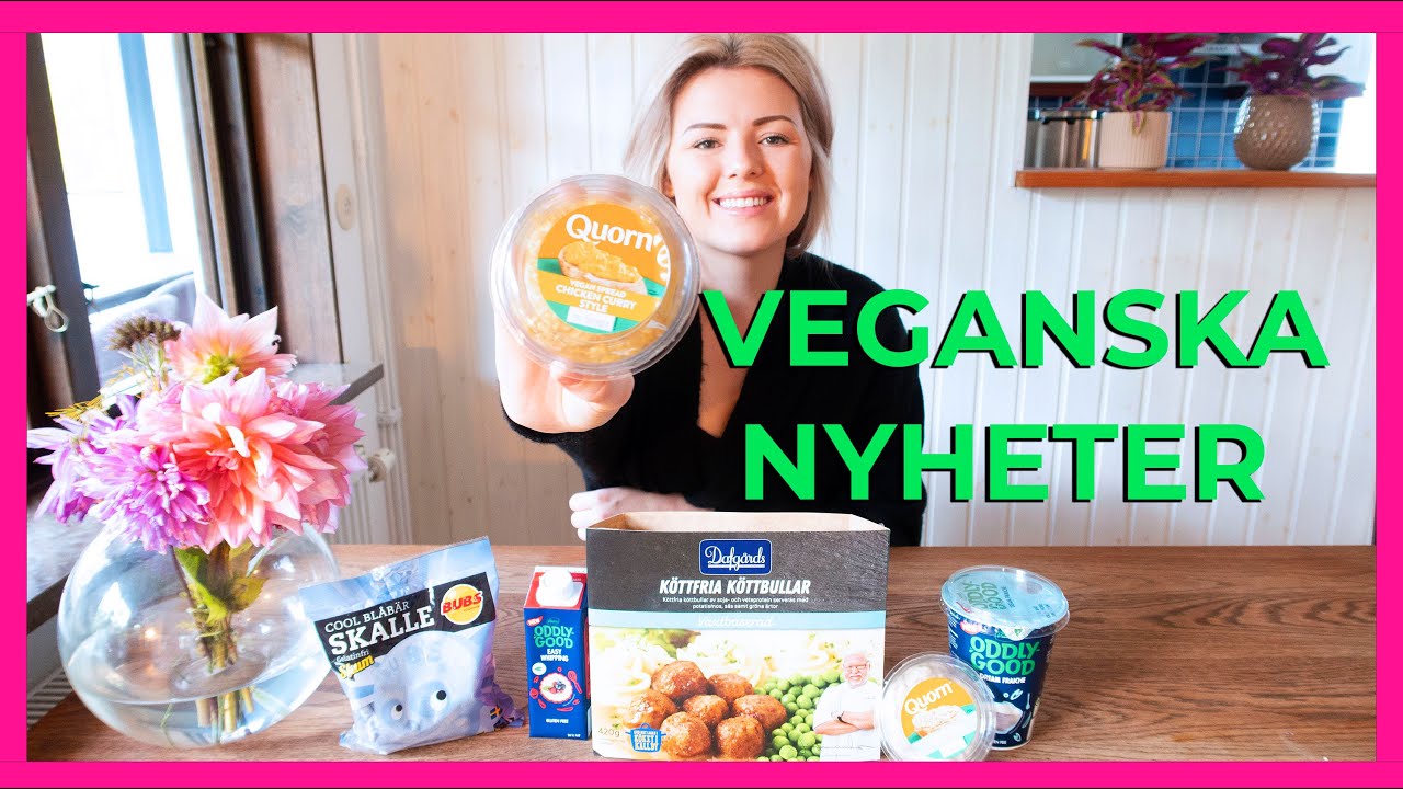 JAG TESTAR VEGANSKA NYHETER - YouTube