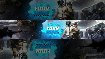 PUBG Banner Tutorial on Andriod||PS touch||Pixellab