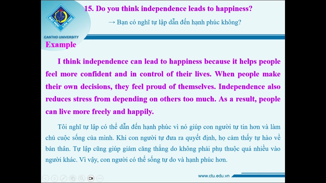 Speaking- Listening- unit 8-grade 11- Unit 8- Becoming independent- Global Success