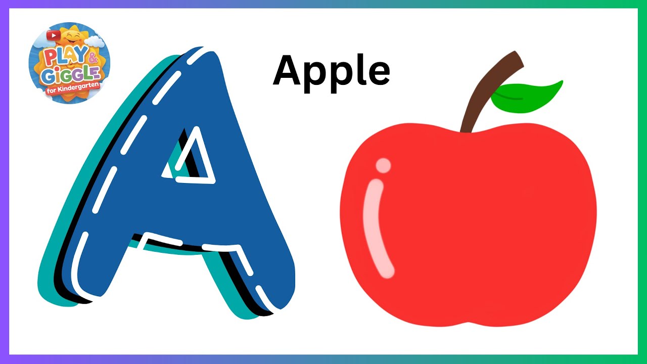 Phonics Song 2 with TWO Words in 3D - A For Apple - ABC Alphabet Songs ...
