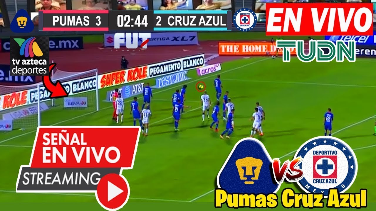 🔴 Pumas vs Cruz Azul EN VIVO | TUDN | ✓ JORNADA 17 | Cruz Azul vs Pumas  Donde Ver Hoy - YouTube