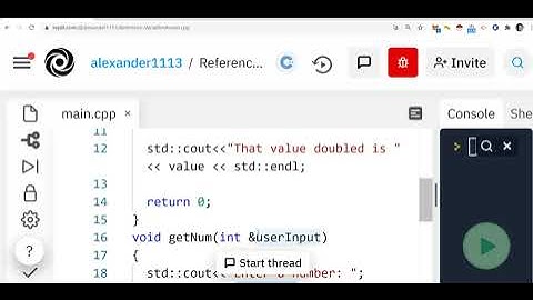 Advanced Programming Concepts using C++ - Pass By Reference