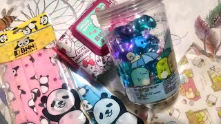 熊貓口罩|馬卡龍愛心洗衣球|kitty角落生物的溼紙巾|羽翼之兔開箱