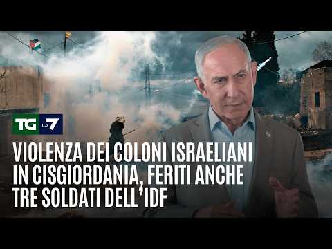 Video Violenza dei coloni israeliani in Cisgiordania, feriti anche tre soldati dellIDF
