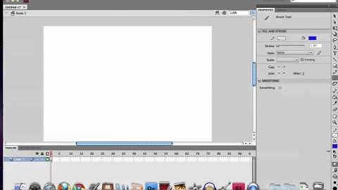 Adobe Flash cs4 Brush Tool Tutorial