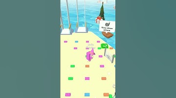 Bridge Race LVL 519 Win 🤡🤠 #reelsfb #reels #gaming #viral kidsgames #reelsvideo #ytshorts