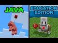 Java vs education edition