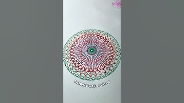 Beautiful Spirograph #spirograph #satisfying #drawing #asmr #pattern #art #viral #fyp #shorts