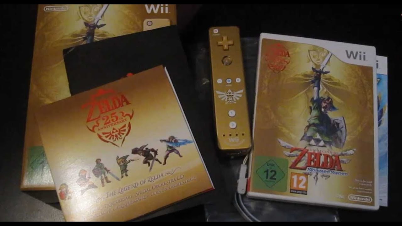 Skyward Sword: Limited Edition Gold Wii Remote Plus Bundle - Zelda Dungeon  Wiki