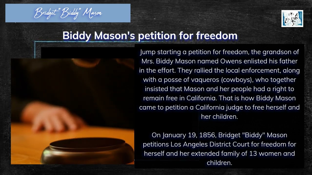 A moment in Black History : Bridgett “Biddy” Mason A Black Real Estate Mogal