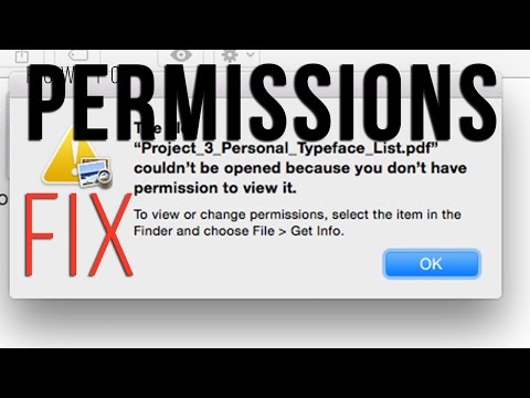 couldn&rsquo;t be opened because you don&rsquo;t have permission to view it YOSEMITE mac