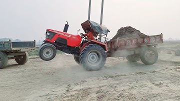 Jcb 3dx eco working with Mahindra yuvo tech plus 575 !! mahindra arjun 555 !! sonalika rx47