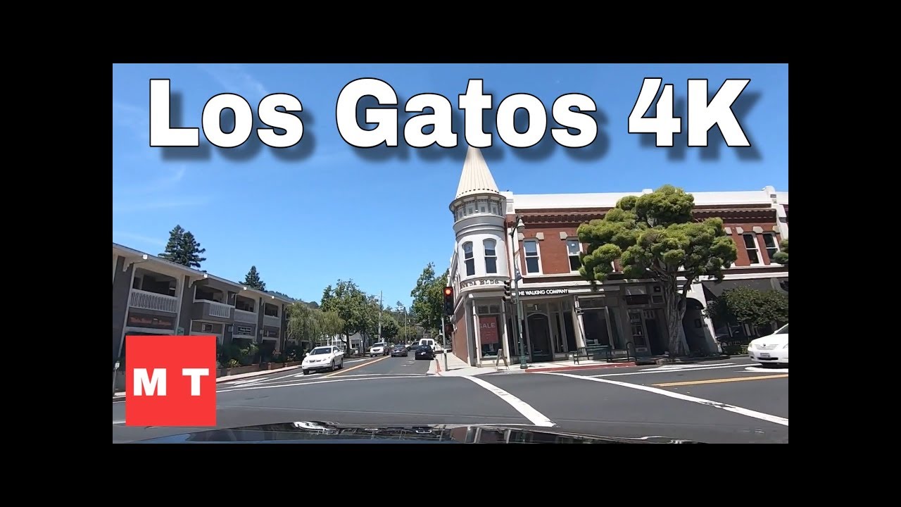 Los Gatos Downtown California - Silicon Valley Drive USA 🏆 