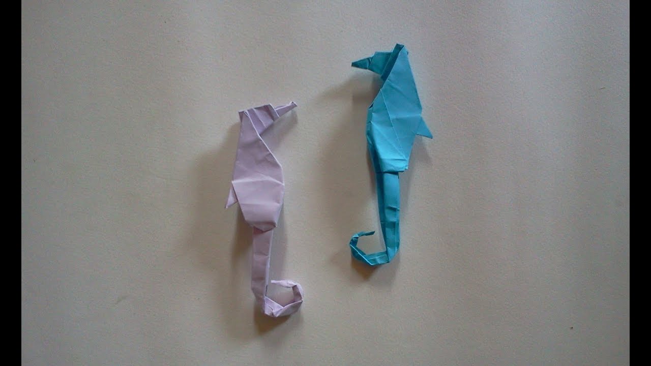 How to make Origami Seahorse YouTube
