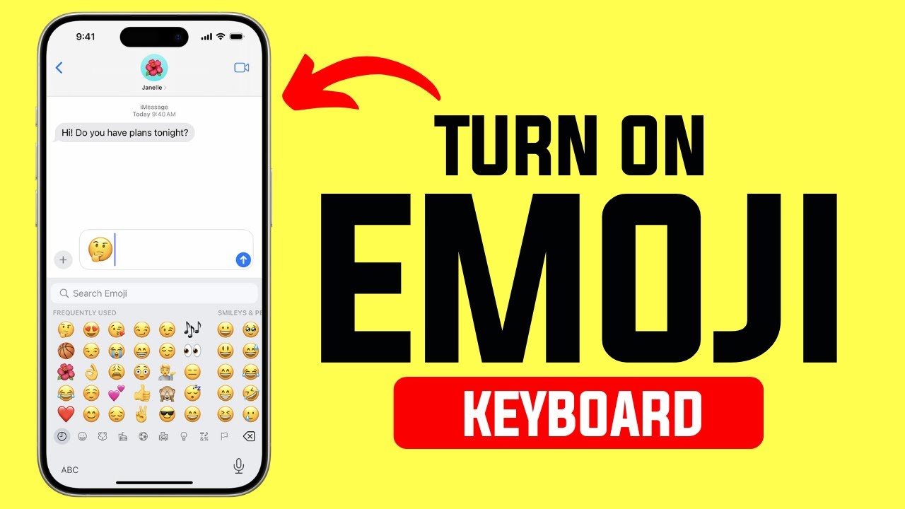 How to Turn on Emoji Keyboard on iPad & iPhone