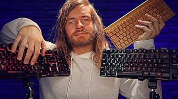 [ASMR] Typing on 5 different Keyboards & Relaxing Whispery Voice