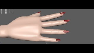 3D Female Hand | Maya 2020
