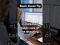 All caps in Excel -fixed! #excel #workfromhome #allcaps