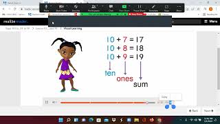 Kindergarten Math Lesson 10-3 Make 17, 18 and 19