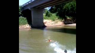 Gainer gone WRONG from 60 foot bridge